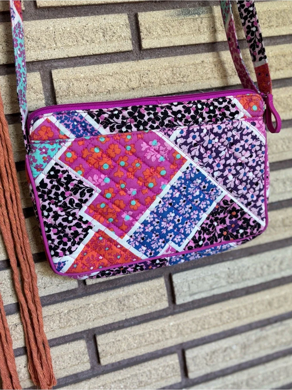 Boho Quilted Crossbody Bag - Vera Bradley - Summer Bag - Picture 12 of 15